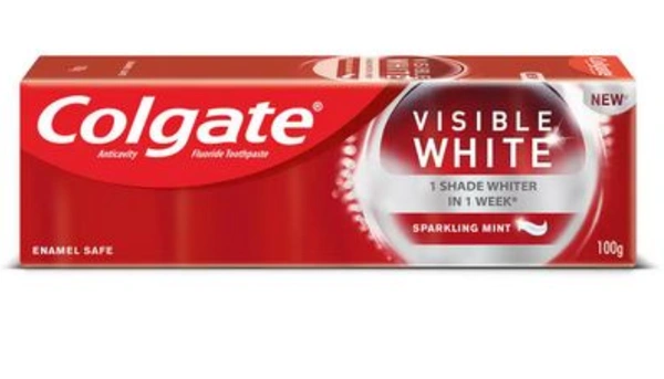 Colgate Visible White Sparkling Mint Toothpaste - 100 gm